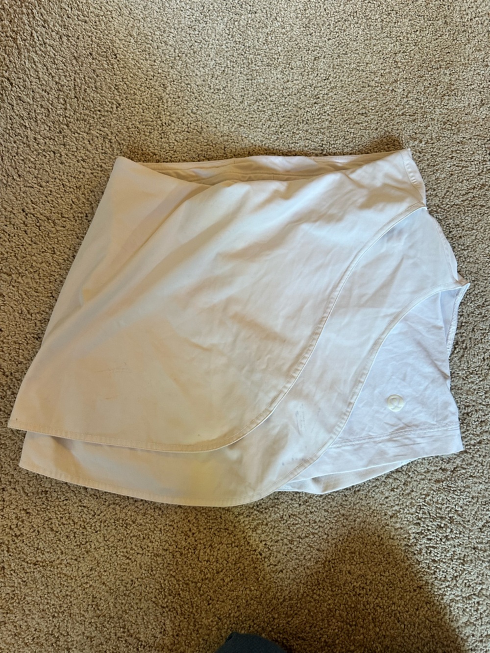 lululemon athletica White Wrap Skirt